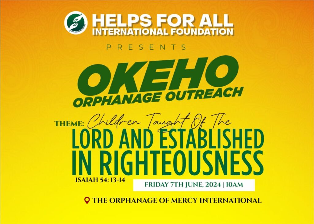 Okeho Hospital Outreach (The Orphanage Of Mercy International)